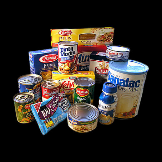 Pack provisions alimentaires 3D gratuit realiste
