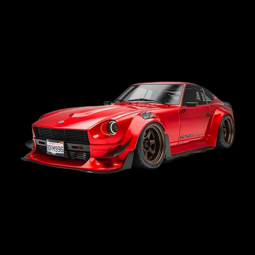 Voiture sport japonaise 3D gratuit tuning rouge