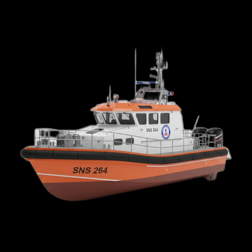 Bateau de sauvetage 3D gratuit SNS 264