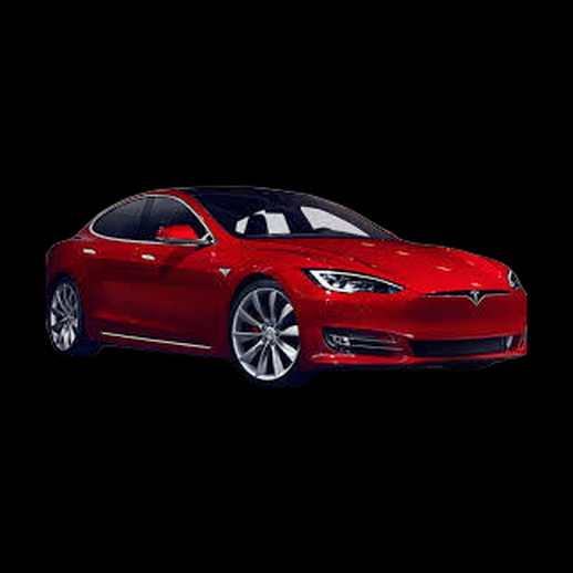Tesla Model S Rouge 3D