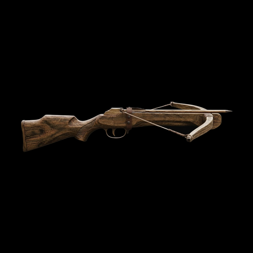 Arbalète en bois avec flèche