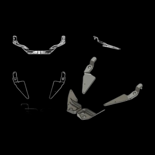 Pieces mecaniques 3D gratuit supports metalliques