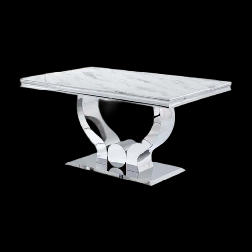 Table design marbre 3D gratuit base sculpturale - modele 3D gratuit
