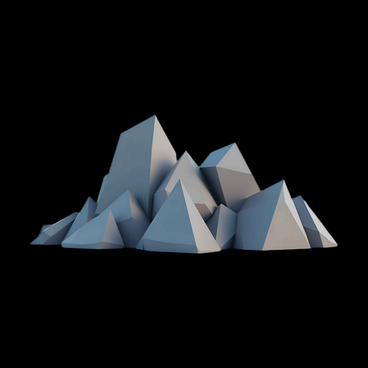 Asset 3D : Formation rocheuse abstraite