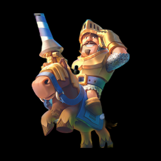Chevalier cartoon 3D gratuit sur cochon