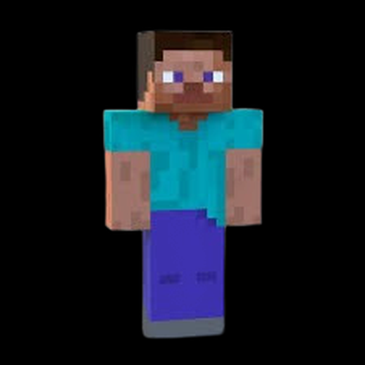Personnage Minecraft Steve 3D gratuit style voxel - modele 3D gratuit