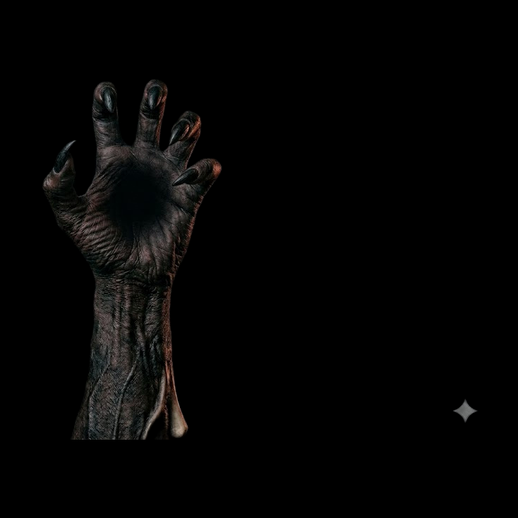 Main zombie 3D gratuit realiste horreur - modele 3D gratuit