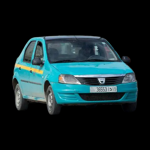 Voiture taxi berline 3D gratuit realiste