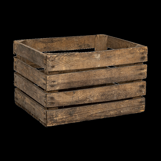 Caisse en bois 3D gratuit rustique