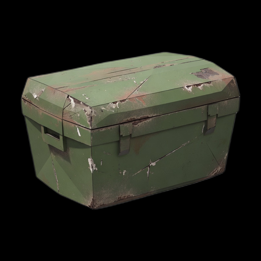 Boite militaire 3D gratuit metal usage