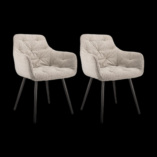Chaise moderne rembourree 3D gratuit design scandinave