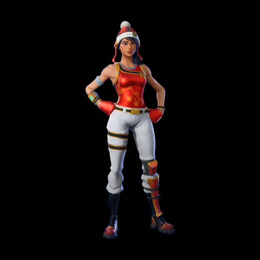 Personnage femme sportive 3D gratuit stylise