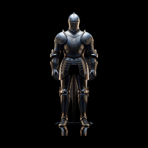 Armure chevalier medievale 3D gratuit en acier