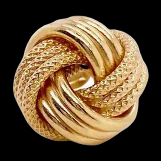 Bague noeud doré 3D gratuit réaliste