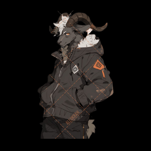 Personnage bouc anthropomorphe 3D gratuit stylise