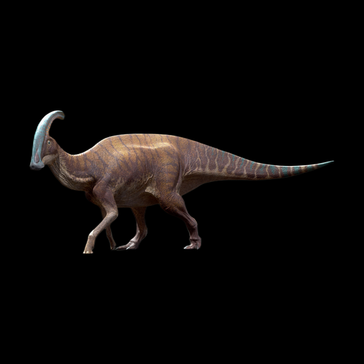 Dinosaure Parasaurolophus 3D gratuit realiste