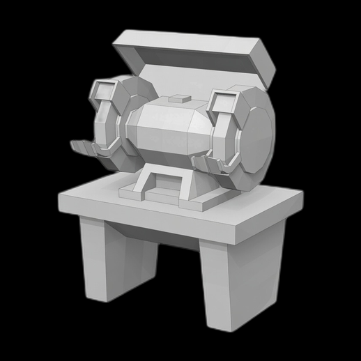 Statue elephant 3D gratuit style low poly