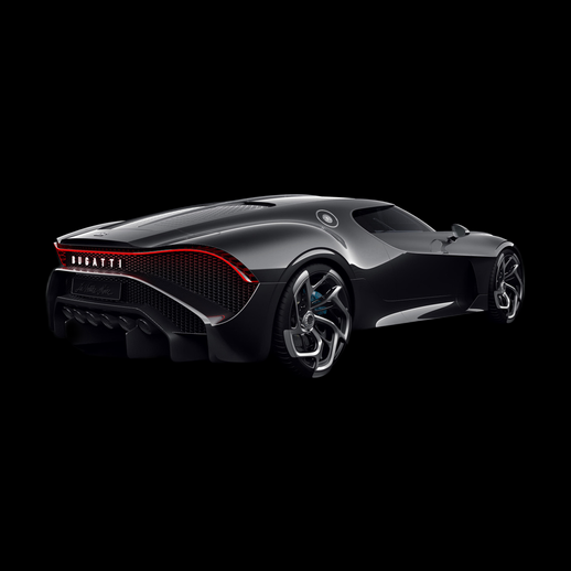 Voiture hypercar sportive 3D gratuit noir