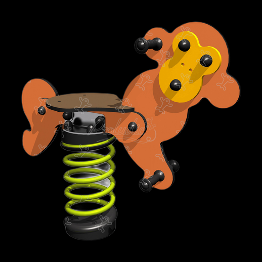 Jeu a ressort chien 3D gratuit