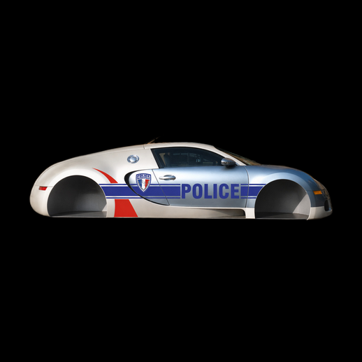 Voiture de police sportive 3D gratuit - modele 3D gratuit
