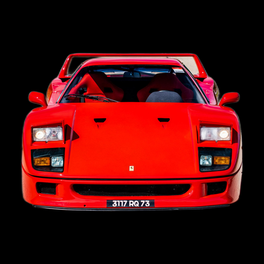Voiture sportive rouge 3D gratuit style Ferrari