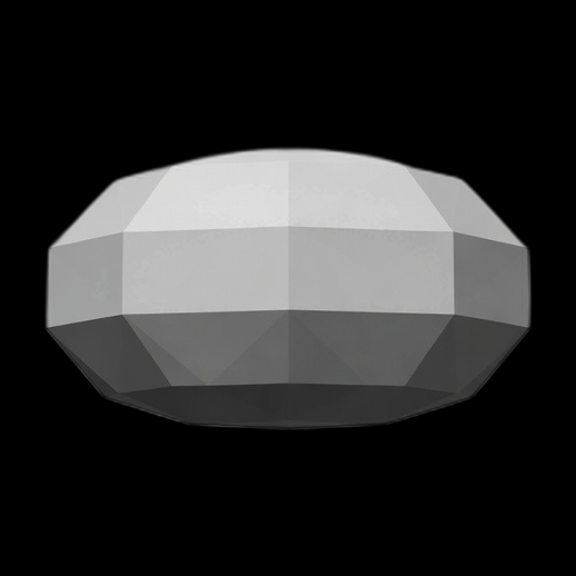 Pierre low poly 3D gratuit grise stylisee