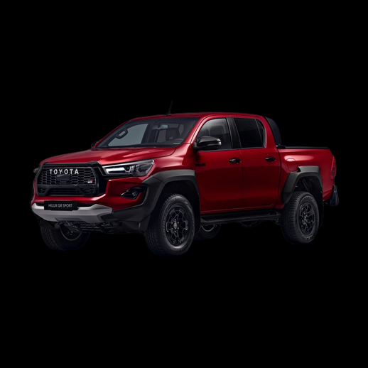 Modele 3D gratuit pickup tout-terrain rouge