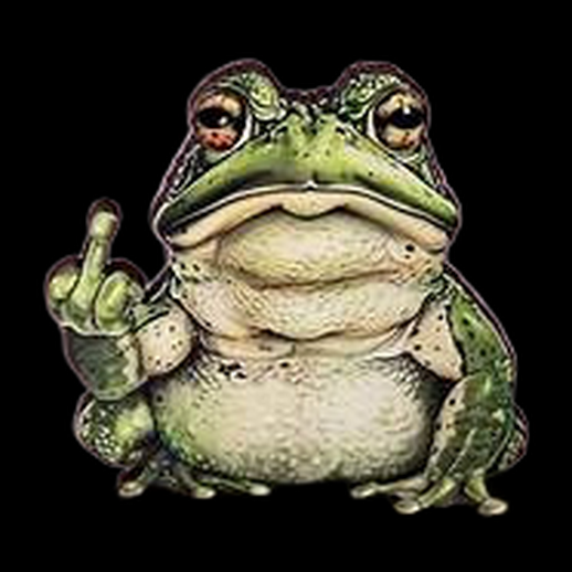 Grenouille cartoon 3D gratuit geste humoristique