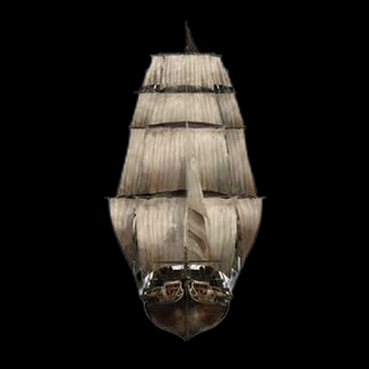 Navire a voile ancien 3D gratuit detaille