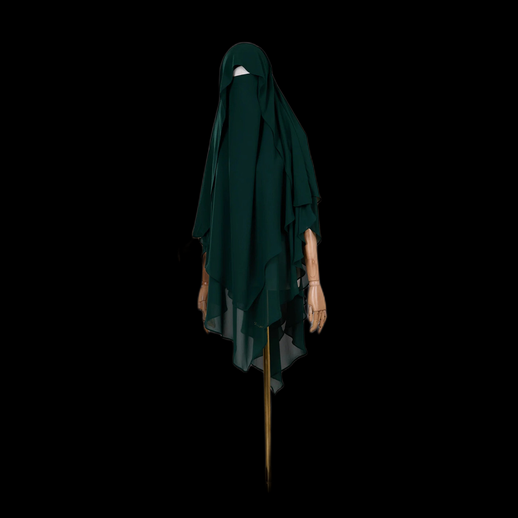 Modele 3D gratuit abaya verte realiste