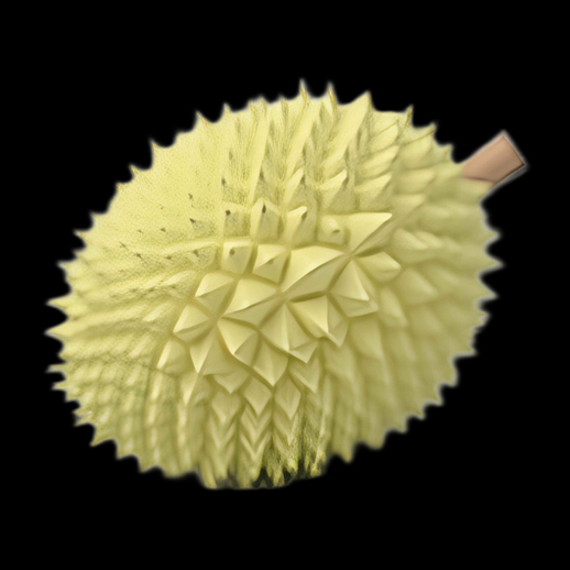 Durian 3D Model Isolated View