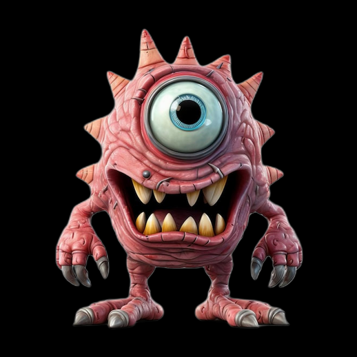 Monstre cyclope 3D gratuit creature cartoon - modele 3D gratuit