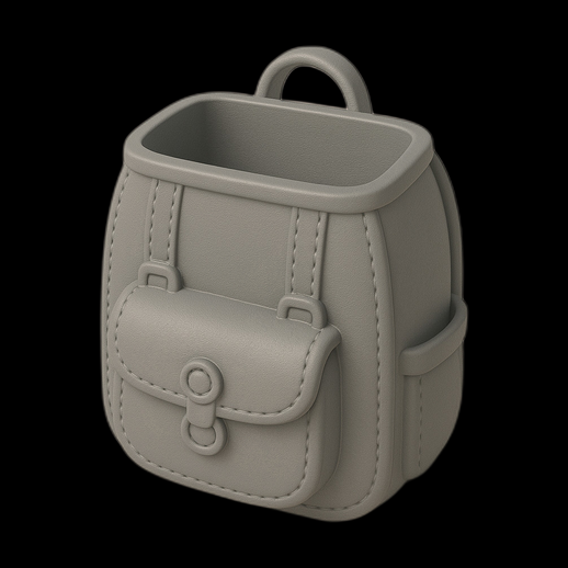 Sac a dos 3D gratuit style cuir
