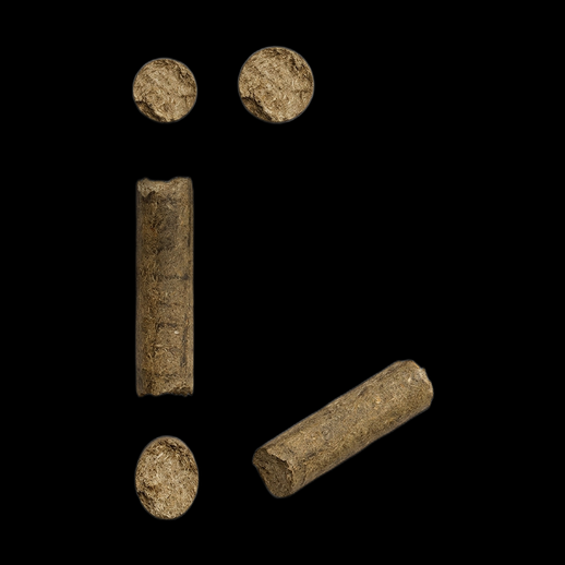 Granulés de bois 3D gratuit réalistes