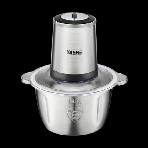 Hachoir electrique cuisine 3D gratuit inox - modele 3D gratuit