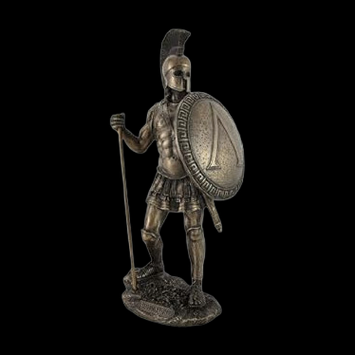 Statue guerrier spartiate 3D gratuit bronze