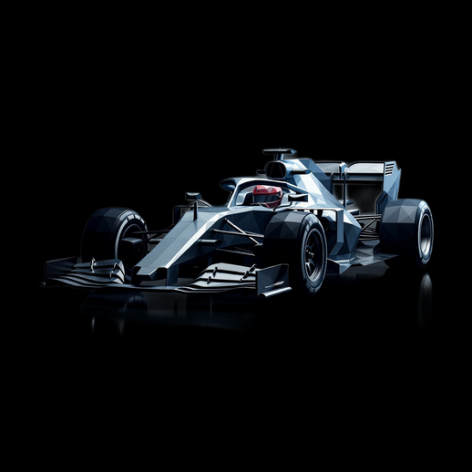 Voiture Formule 1 3D gratuit futuriste