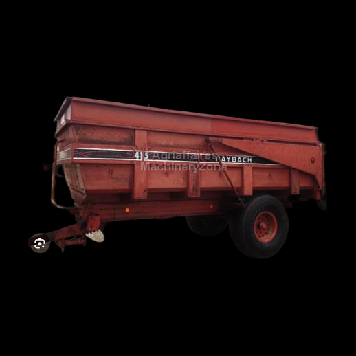 Remorque agricole 3D gratuit en metal rouge