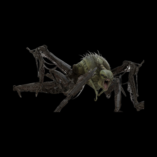 Monstre araignée alien 3D gratuit style horreur - modele 3D gratuit