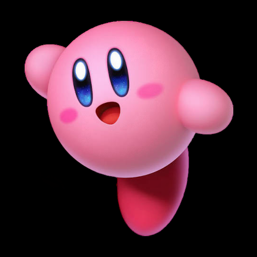 Modèle 3D gratuit Kirby rose personnage mignon - modele 3D gratuit