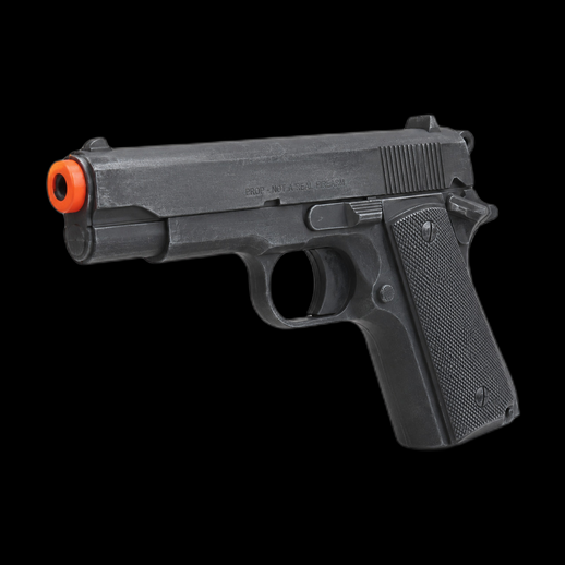 Pistolet 3D gratuit realiste noir moderne