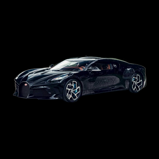 Voiture sportive hypercar 3D gratuit noir luxe