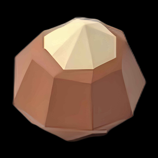Asset 3D : Chocolat praliner
