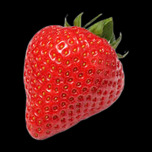 Fraise rouge réaliste 3D