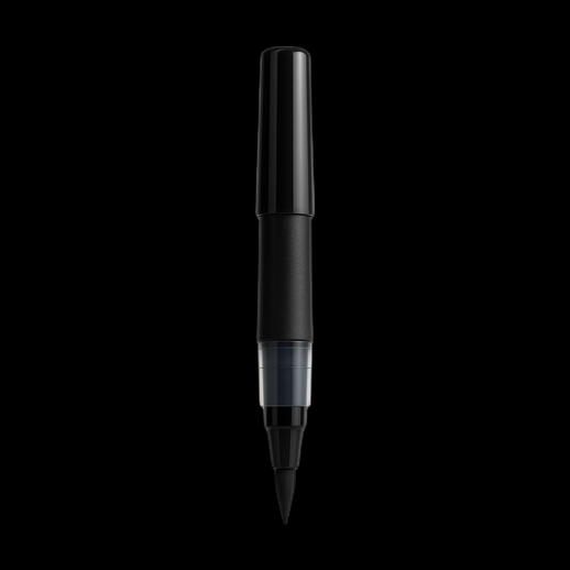 Pinceau à eau noir 3D