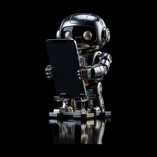 Robot mignon 3D gratuit avec smartphone