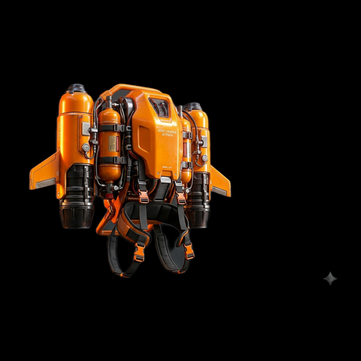 Jetpack futuriste 3D gratuit sac a propulsion