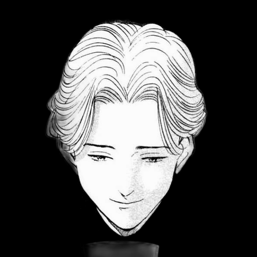 Visage anime stylise 3D gratuit masculin