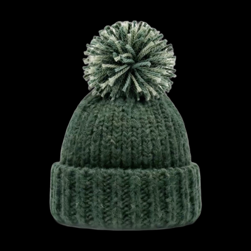 Bonnet hiver 3D gratuit avec pompon tricot