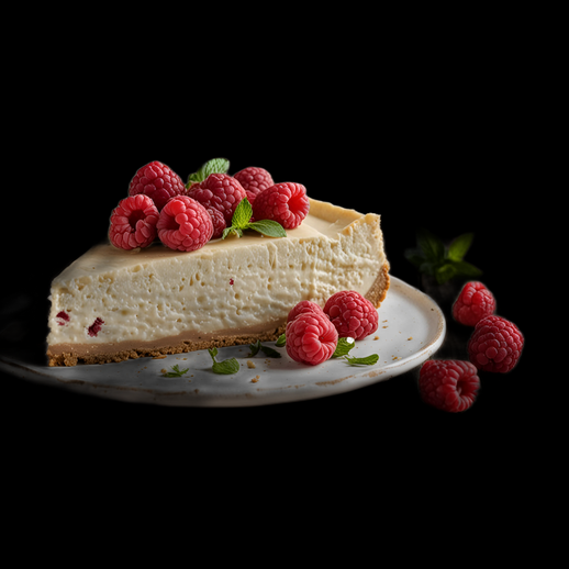 Cheesecake aux framboises délicieux